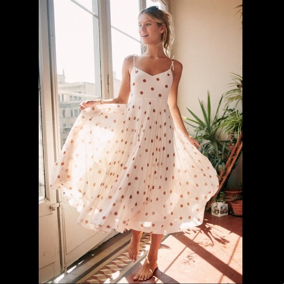 🆕 Sézane Nissa Dress Sz 38 - Picture 7 of 8